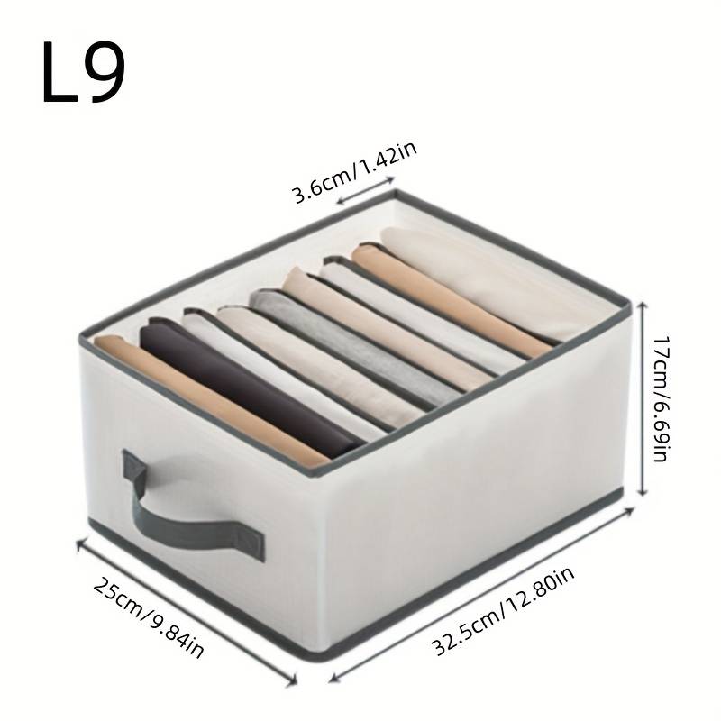 Multi compartment Clothes Storage Box For - Temu